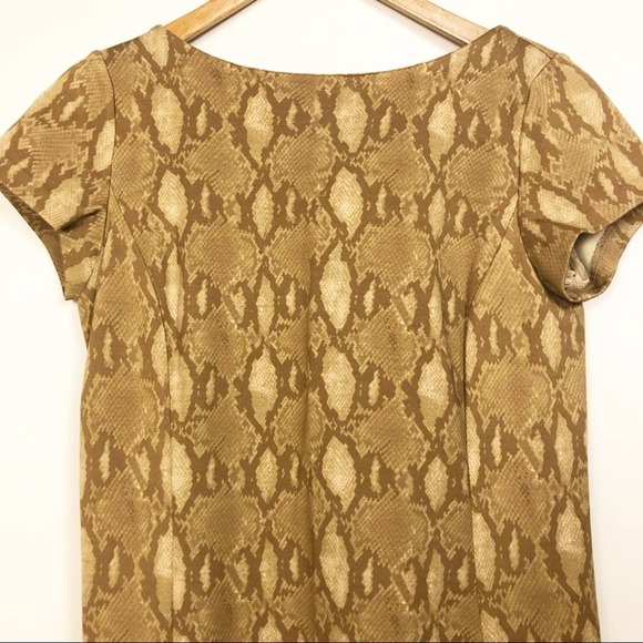 Ralph Lauren Python Snakeskin Ponte Sheath Dress - Picture 6 of 8